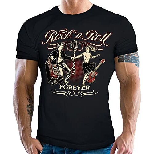 Gasoline Bandit Rockabilly Rock and Roll T-shirt Forever
