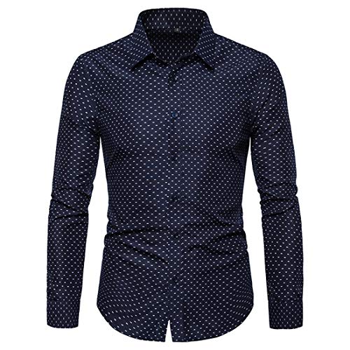 PPPPA Heren Twill Geruit Comfort Fit Slim-Fit Lange mouwen Micro-geruit overhemd Lange mouw Business Lange mouw Geruit overhemd Vrije tijd Traditioneel Slim Fit Voor mannen Zakelijke overhemden