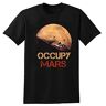 Keyru Occupy Mars Spacex Starman T-Shirt Mens Black Tees Black S