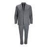 JACK&JONES PLUS Heren JPRBLABECK Suit PLS pak, grijs melange, 6XL, gemengd grijs