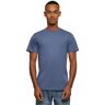 Build Your Brand Heren T-shirt ronde hals, basic shirt voor heren, katoen, met ronde hals, verkrijgbaar in vele kleuren, XS-5XL maten verkrijgbaar, Vintage blauw, XL