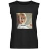 GRmyuzg Men's Christina Aguilera Christina Aguilera Sleeveless T-shirt Vest Black L