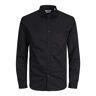 JACK&JONES PLUS JPRBLACARDIFF Shirt L/S PS NOOS, zwart/pasvorm: losse pasvorm, 5XL