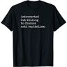 KuyAteYS Leftist Introvert Socialist AOC Introverted Anti Capitalist T-Shirt Black Black S