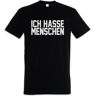 Urban Backwoods Ich Hasse Menschen T-shirt heren, zwart, XXL