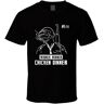 Sopla PUBG Game Winner Chicken Dinner Log Shirt Black White Tshirt Men's S