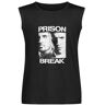 Conela Men's Vest Prison Break Wentworth Miller and Dominic Purcel for Men Summer Short Sleeve Cotton Plus Size Custom Team Tee 4XL 5XL 6X Men's Sleeveless T shirt Casual Tops Clothing Black XL