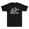 CUTLERY SUIT Men's Notes Funny Musician T-Shirt For Music Cotton Design The Taking T-Shirt Black Xxl