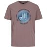 JACK & JONES Heren Jcoarc Logo Tee Ss Crew Neck T-shirt, Twilight Mauve, M