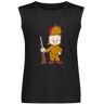 Water Kissing Men's Vest Men's Elmer Fudd Cotton Men's Sleeveless T shirt Casual Tops Clothing Black L