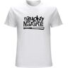 stond Nieuw Naughty by Nature Rap Hip Hop Muziek Logo Heren T-shirt Wit, Wit, L