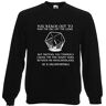 Generic 20-zijdige dobbelstenen kritieke mislukking slechte gooien kerkers sweatshirt, Zwart, L