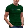 Makdi Stand with ukraine Fight Like Ukrainians Zelensky Heren Militair Groen T-Shirt Size S