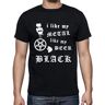 BNGMIAO Men's I Like My Metal Like My Beer Anon Rock Funny T Shirt Tee Black S