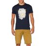 Automobili Lamborghini T-shirt Scudo Artistic voor heren blauw Large