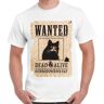 YU LIAN TOYS Schrodinr Cat Wanted Dead Or Alive Men Women Top Unisex Retro T Shirt