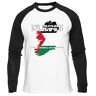 Enigmae Irish Palestinian Solidarity Against Occupation T-shirt Honkbal Unisex Mannen Vrouwen Lange Mouw Wit Baseball Men Women Tee L