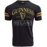 Guinness Zwart/Deep Tan  T-shirt, Zwart, L