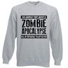 Generic Het moeilijkste deel over een zombie-apocalyps zal doen alsof ik niet opgewonden ben sweatshirt, Grijs, M