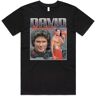 Sopla David Hasselhoff Homage T-Shirt Tee Funny 80s Knight Rider Kitt Vintage Dad XXL