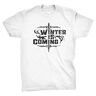 Generic Winter in Coming T-Shirt, Wit, 5XL
