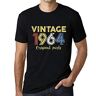 ULTRABASIC Heren Grafisch T-Shirt Originele onderdelen 1964 – Original Parts 1964 – Cadeau voor 60ste Verjaardag 60e Jubileum 60-jarige Man Vintage 60 Jaar 1964 Korte Mouw Grappig Diep Zwart 3XL