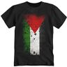 Tex-Ha Palestina Palestina Ramallah Vlag Palestijnse zwart T-shirt Shirt, zwart, S