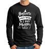 OM3 ® Hogwarts Wasn't Hiring so I Teach Muggles Instead Shirt met lange mouwen   Heren   Fun Spreuk   S 4XL, zwart, XL