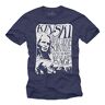 MAKAYA Grappinge T-Shirt voor Mannen met Speuken Kinski Blauw S