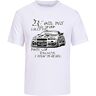Monskitter If One Day The Speed Kill Me Do Not Cry Paul Walker Quote White T-Shirt Unisex Graphic Mens Printed Tee White XXL