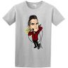 Glove Spa Men's Morrissey Caricature Art Men's T Shirt Fashion Casual Cool Tee Shirts Grey S