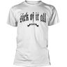 OUQIAO TONLION Sick of It All 'Pete' T-Shirt White M