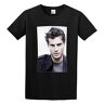 Jiaggoyrx Mode Jamie Dornan generieke heren 100% katoenen T-shirt, Zwart, S
