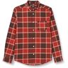 Only & Sons ONSALVARO LS Oxford Check Shirt 5979, Burnt Henna/Checks:check, L