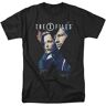 yibairou X-Files Horror Sci-Fi Thriller TV Series Mulder&Scully X Agents Adult T-Shirt Black XXL