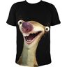 Ice Age 5 botsingen vooruit! Sid T-shirt gelicentieerd product, zwart, M