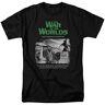 sonvsee The War of The Worlds t-Shirt Sci Fi Retro 50s Thriller Graphic tee Black S