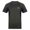 Northern Ireland Noord-Ierland Trainings-T-shirt voor mannen Officieel cadeau polyester Groen Marl 3XL