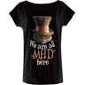 Alice im Wunderland Alice in Wonderland We Are All Mad Here T-shirt zwart XXL