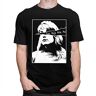 Monskitter Twin Peaks T Shirt Men Pure Cotton Graphic T-Shirt Short Sleeved Laura Palmer Fire Walk With Me T-shirt David Lynch Tee Top Merch Black S