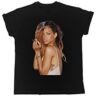 BsLongYXJ Men'S Rihanna Smoking Poster Funny Gift Designer Unisex T-Shirt Black S