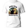 Python Clothing Nieuwe mannen Pew Pew Madafakas T-Shirt Grappige Kat Grappen Tee Xmas Gift Klein tot 5xl (Wit, S)