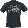 Ozzy Osbourne Vintage Logo T-shirt zwart M 100% katoen Band merch, Bands