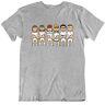 vipwees Tennis Legends Heren Caricature T-Shirt