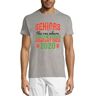 Atspauda Senioren The One Where They were quarantaine 2020 Grappige slogan ronde hals katoen heren T-shirt grijs, Grijs, XL