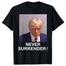 SCAUA Trump nooit overgeven shirt, Donald Trumpp nooit overgeven T-shirt, grappige en creatieve Trump mok Shot T-shirt, Trump 2023 Mugshot Shirts voor volwassenen jeugd, Trump Gift