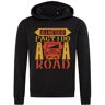 Atspauda Als een kwestie van feiten I Do Own The Road King Of The Streets Slogan Hooded Sweatshirt Hoodie Katoenmix Zwart, Zwart, XS