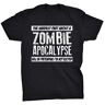 Generic Het moeilijkste deel over een zombie-apocalyps zal doen alsof ik niet opgewonden ben T-shirt, Zwart, L