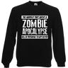 Generic Het moeilijkste deel over een zombie-apocalyps zal doen alsof ik niet opgewonden ben sweatshirt, Zwart, XL