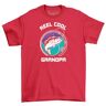 The Shirt Shack Reel Cool Grandpa 21-1130-10-Pecgine T-Shirt Hilarisch opa T-shirt voor de coolste opa's die er zijn! Cadeau-idee!, Rood, 3XL